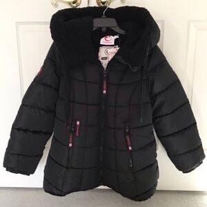 New Canada Weather Gear Black Winter Coat